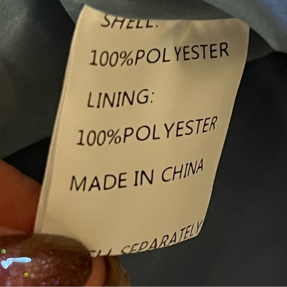 BTFBM Polka Dot Ruffle Surplice V-Neck Short Sleeve Dress In Teal NWT Sz XL - Picture 11 of 15